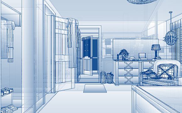 The Jeffrey MacDonald Case: CJ000140.JPG: Transparency representation of east (master) bedroom of the Jeffrey MacDonald apartment at 544 Castle Drive, facing north